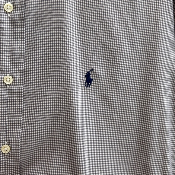Polo Ralph Lauren Lowell Sport 100% Cotton XL Long Sleeve Button Down Gray Plaid - Picture 3 of 11